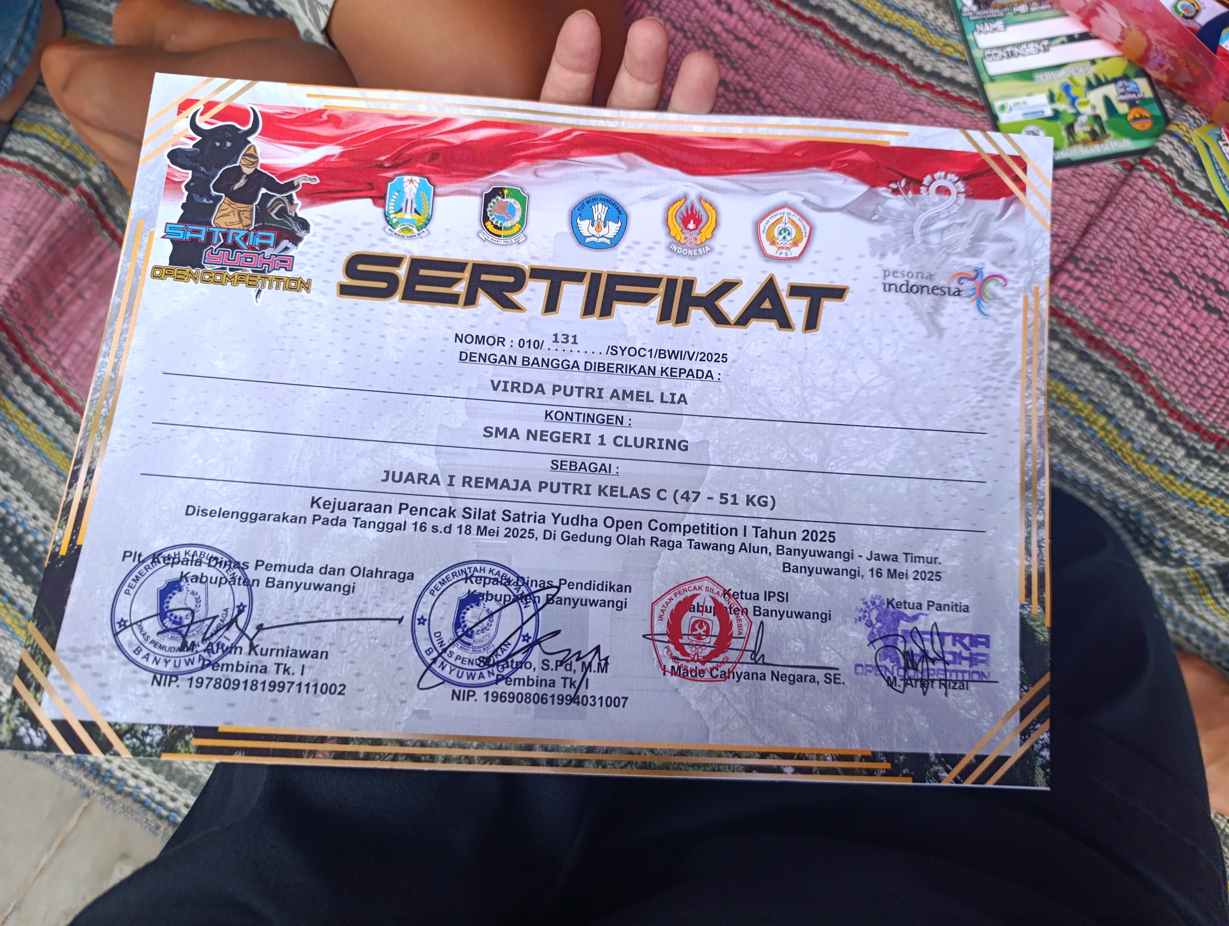KEJUARAAN PENCAK SILAT SATRIA YUDHA OPEN 2025
