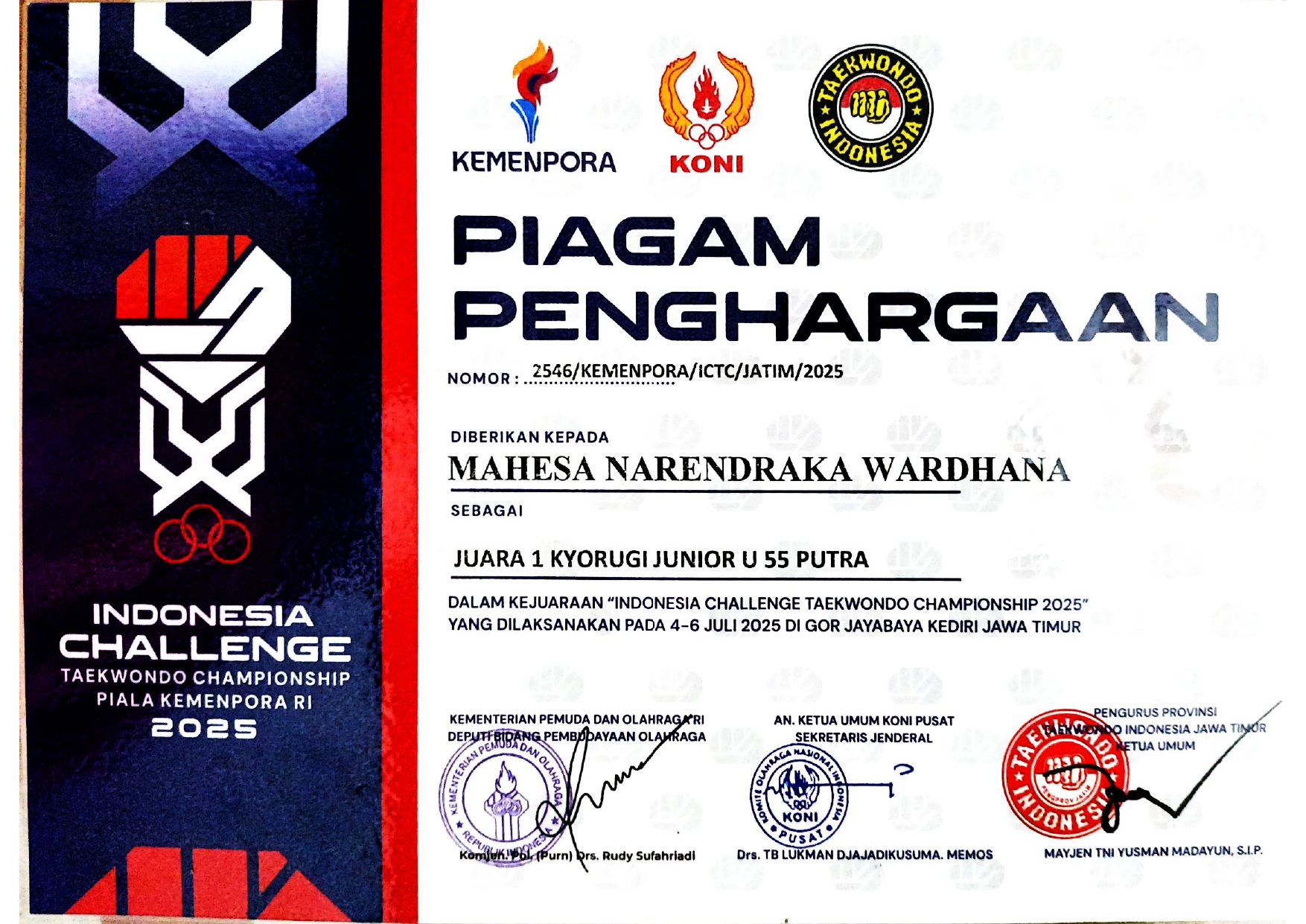 Indonesia Challenge Taekwondo Championship 2025