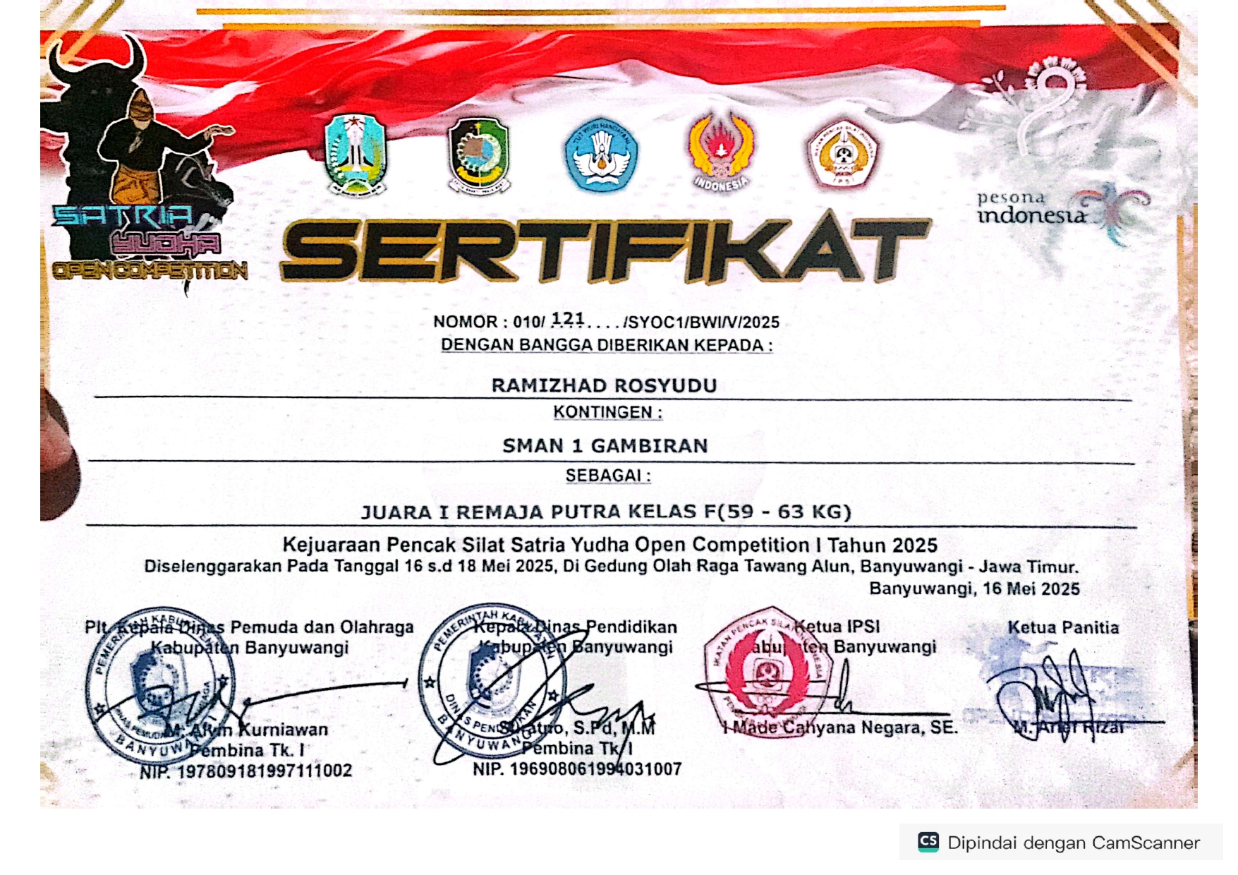 Kejuaraan Pencak Silat Satria Yudha