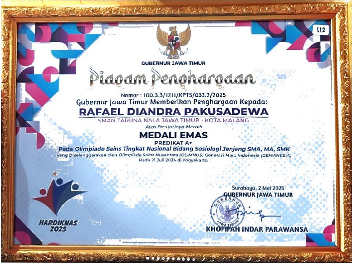 Olimpiade Sains Tingkat Nasional Bidang Sosiologi