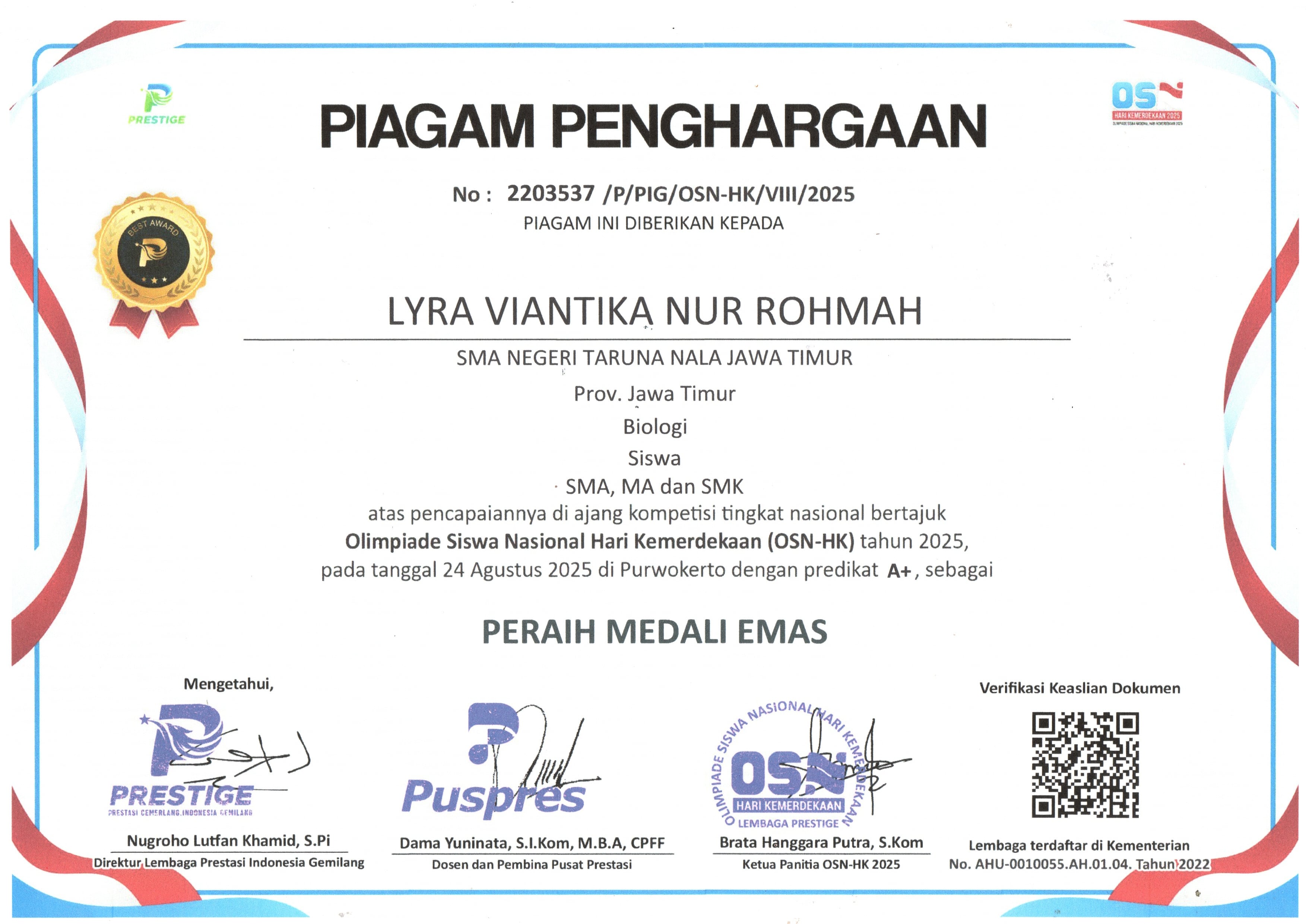 Olimpiade Siswa Nasional Hari Kemerdekaan (OSN-HK)