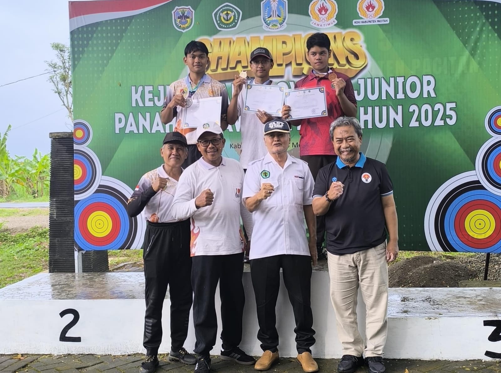 JUARA 1 PANAHAN INDIVIDU KEJURPROV JUNIOR (SELEKSI KEJURNAS)  u18  PUTRA
