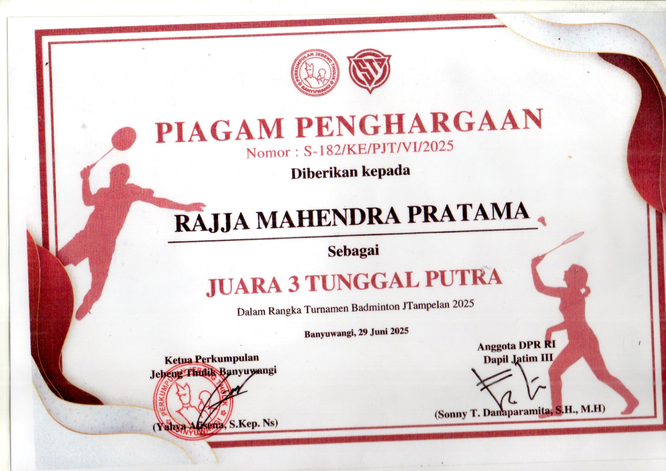 Turnamen Badminton Jtampelan 2025