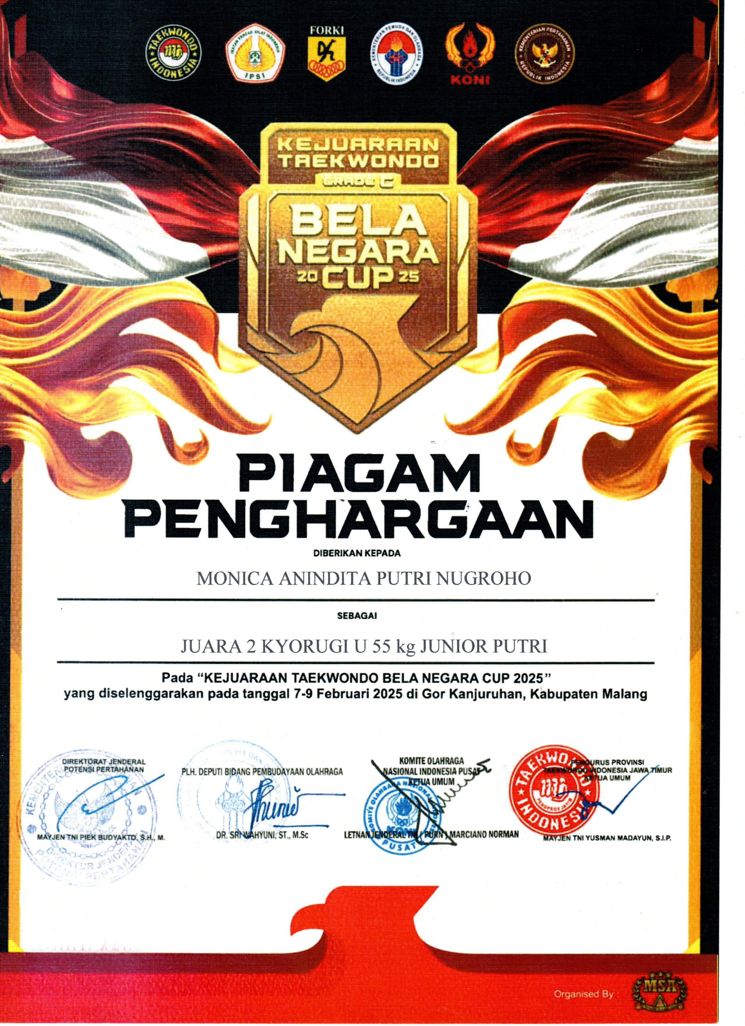 Kejuaraan Taekwondo Bela Negara Cup 2025