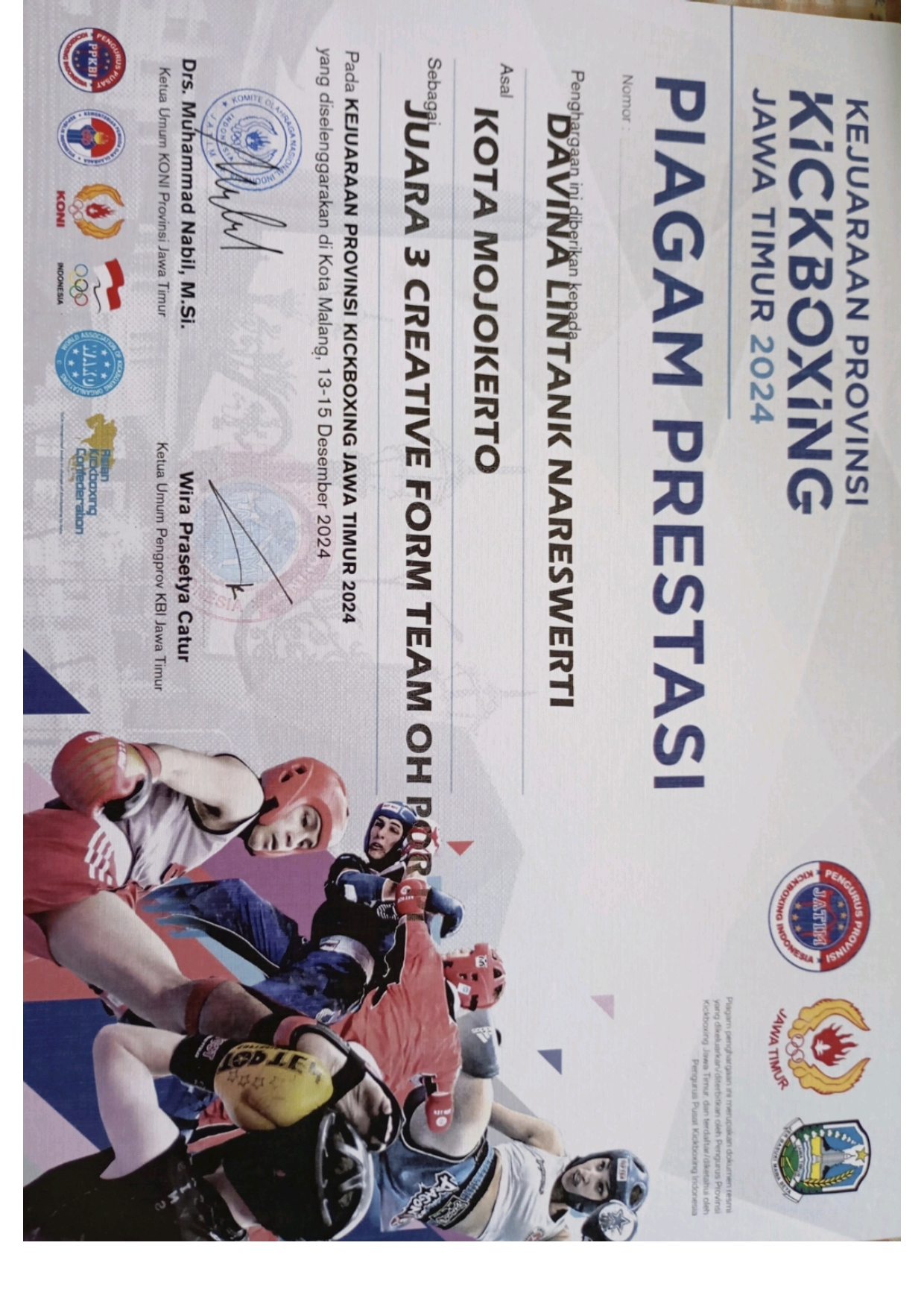 Kejuaraan Provinsi Kickboxing Jawa Timur 2024