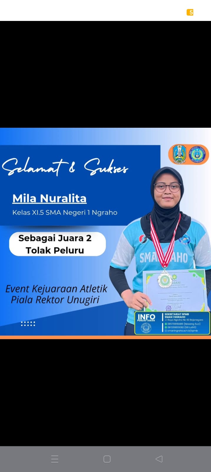 EVEN KEJUARAAN ATLETIK PIALA REKTOR UNUGIRI