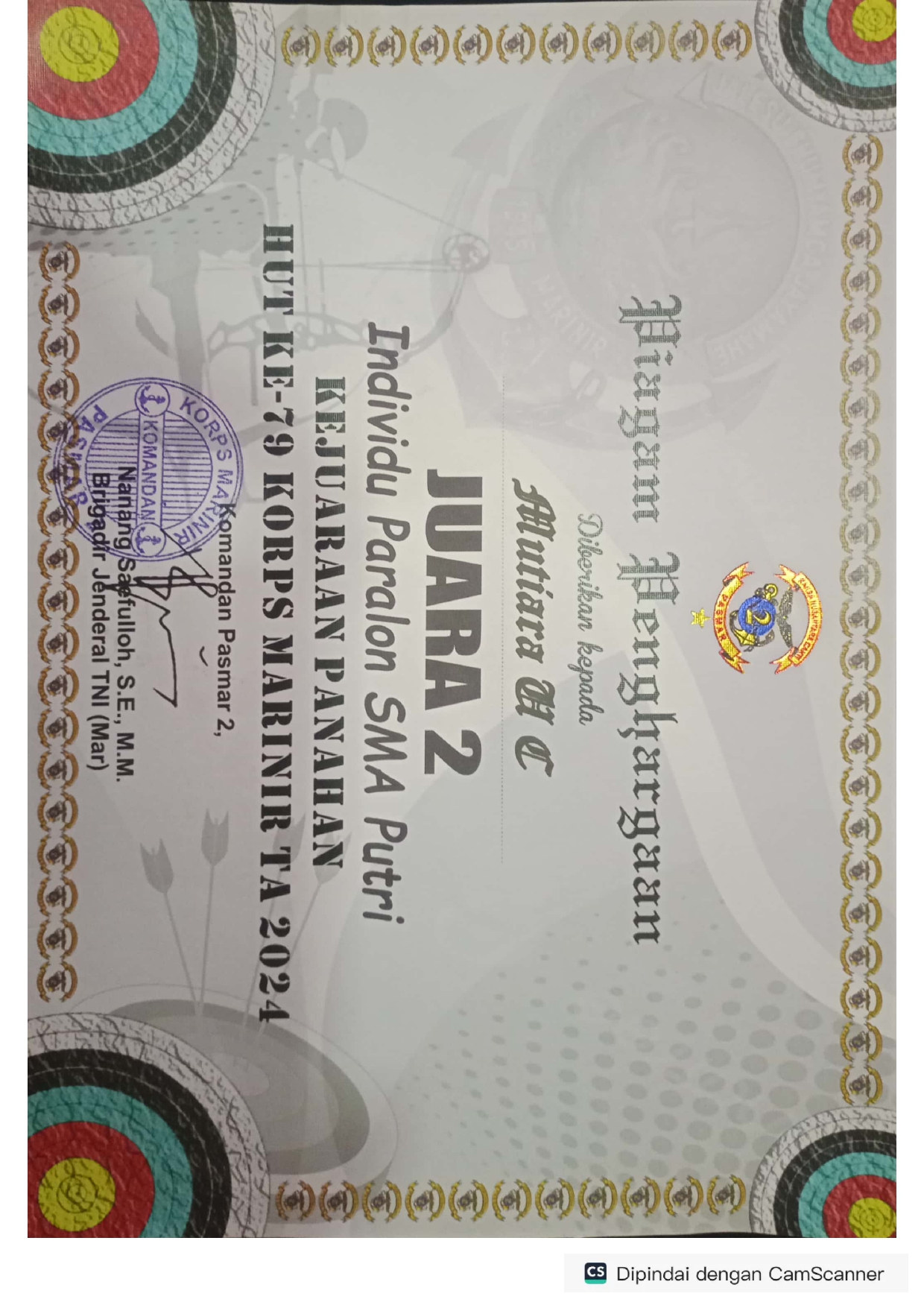 Kejuaraan Panahan Piala Dankormar 2024