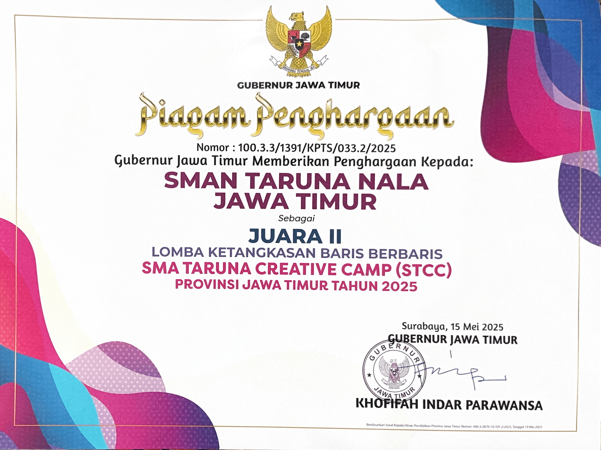 SMA Taruna Creative Camp (STCC) -LKBB