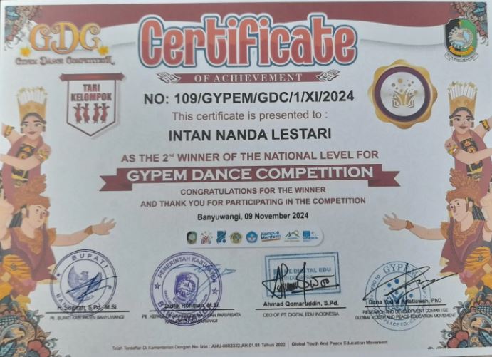 JUARA 2 GYPEM DANCE COMPETITION (GDC) TINGKAT NASIONAL