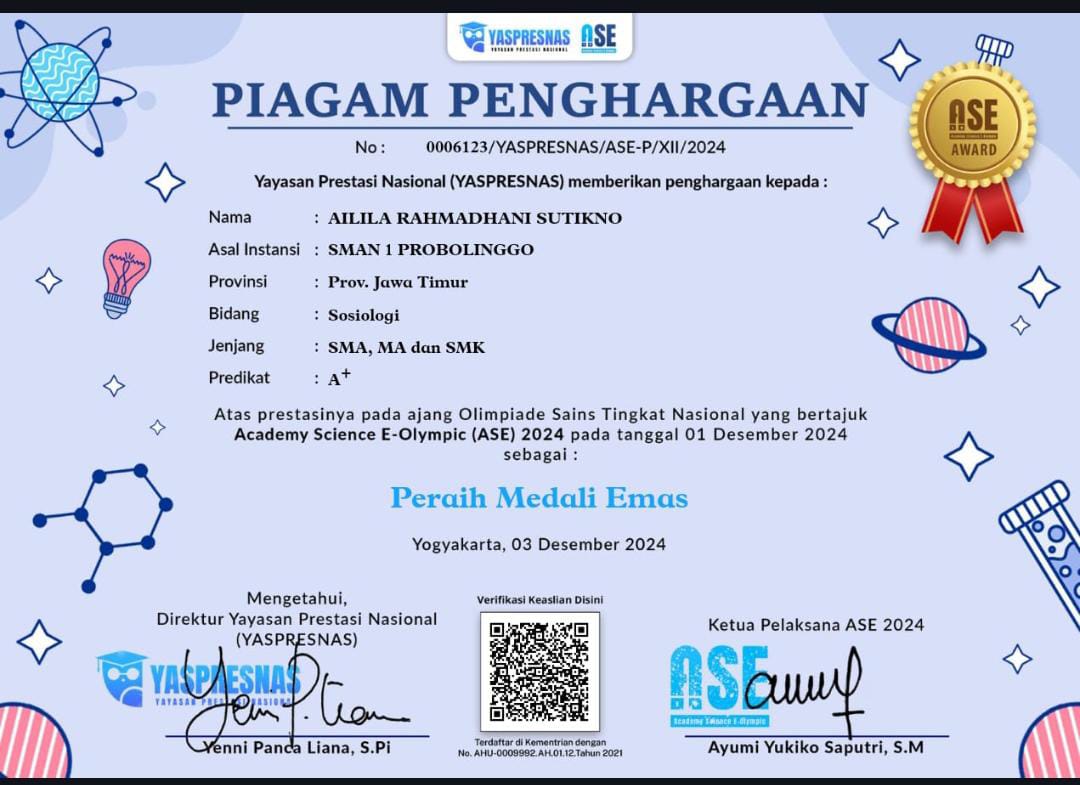 Academy Science E-Olympic (ASE)