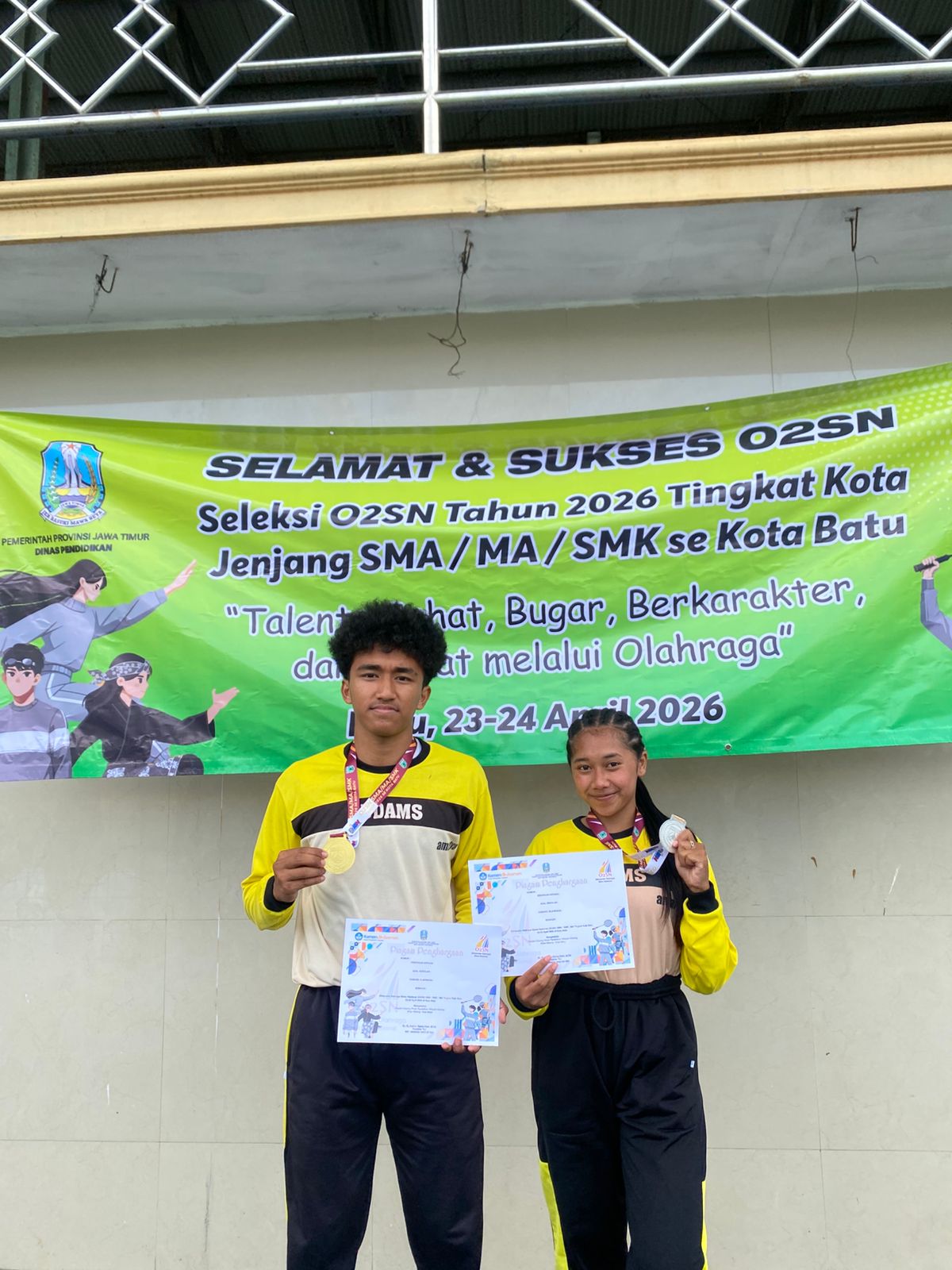 SELEKSI OLIMPIADE OLAHRAGA SISWA NASIONAL (O2SN) KOTA BATU