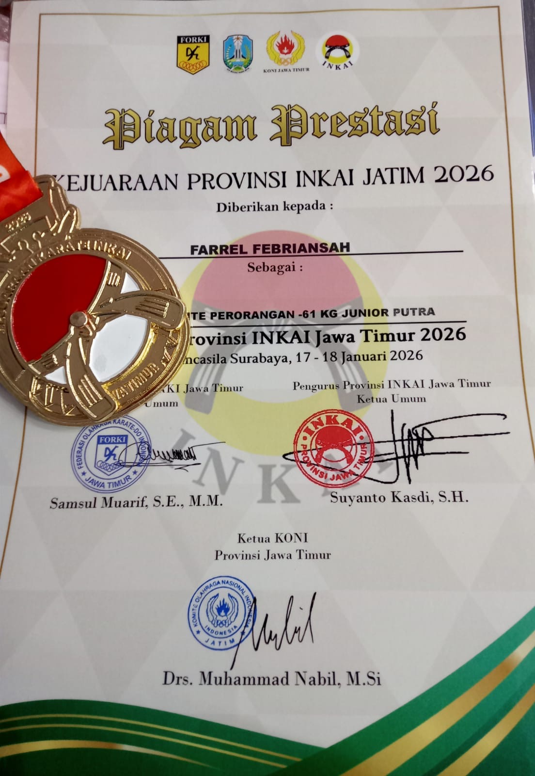 Kejuaraan Provinsi Inkai Jatim