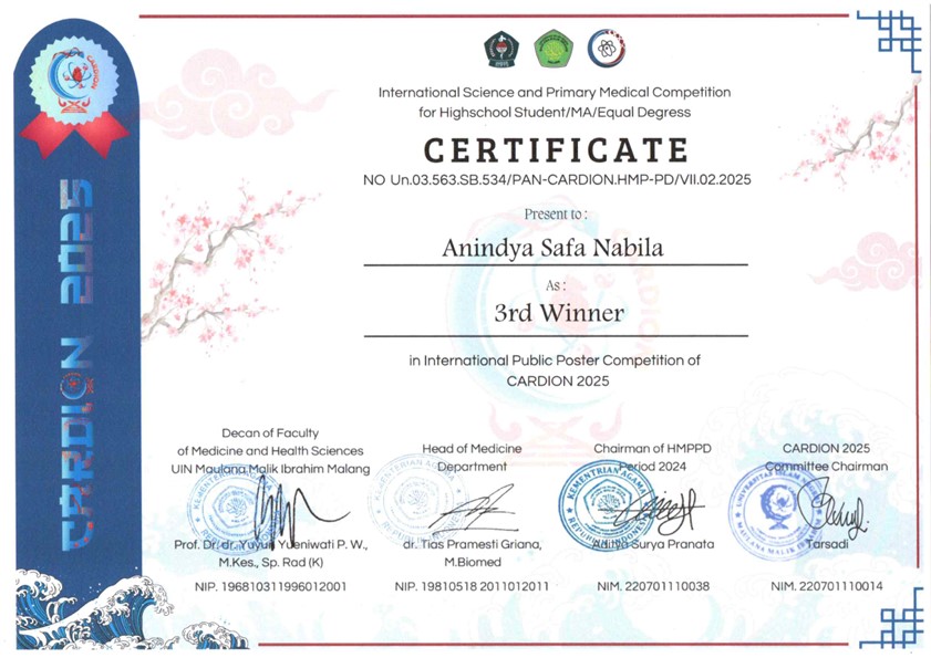 International Public Poster Competition of CARDION