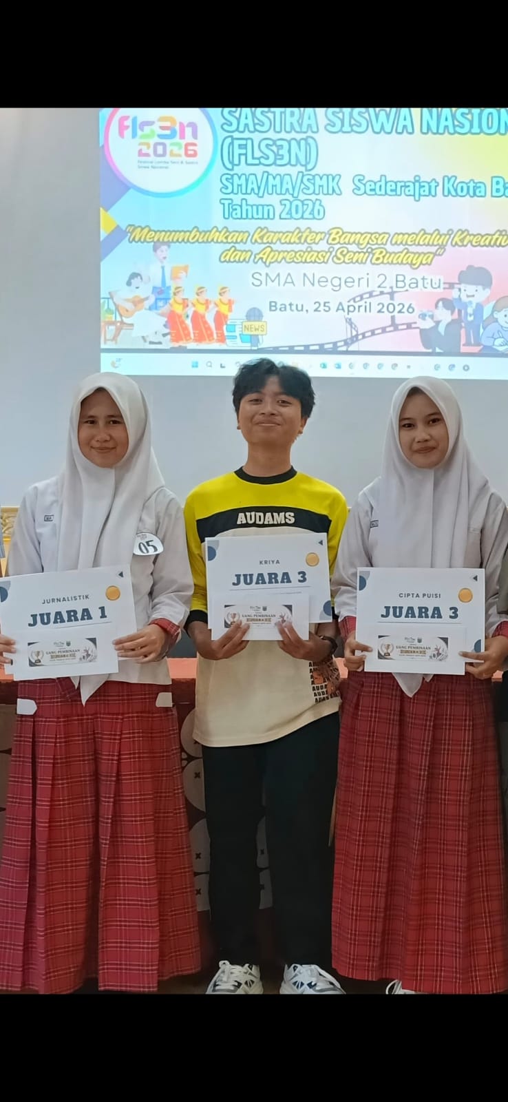 FESTIVAL LOMBA SENI DAN SASTRA SISWA NASIONAL (FLS3N) KOTA BATU TAHUN 2026 BIDANG JURNALISTIK