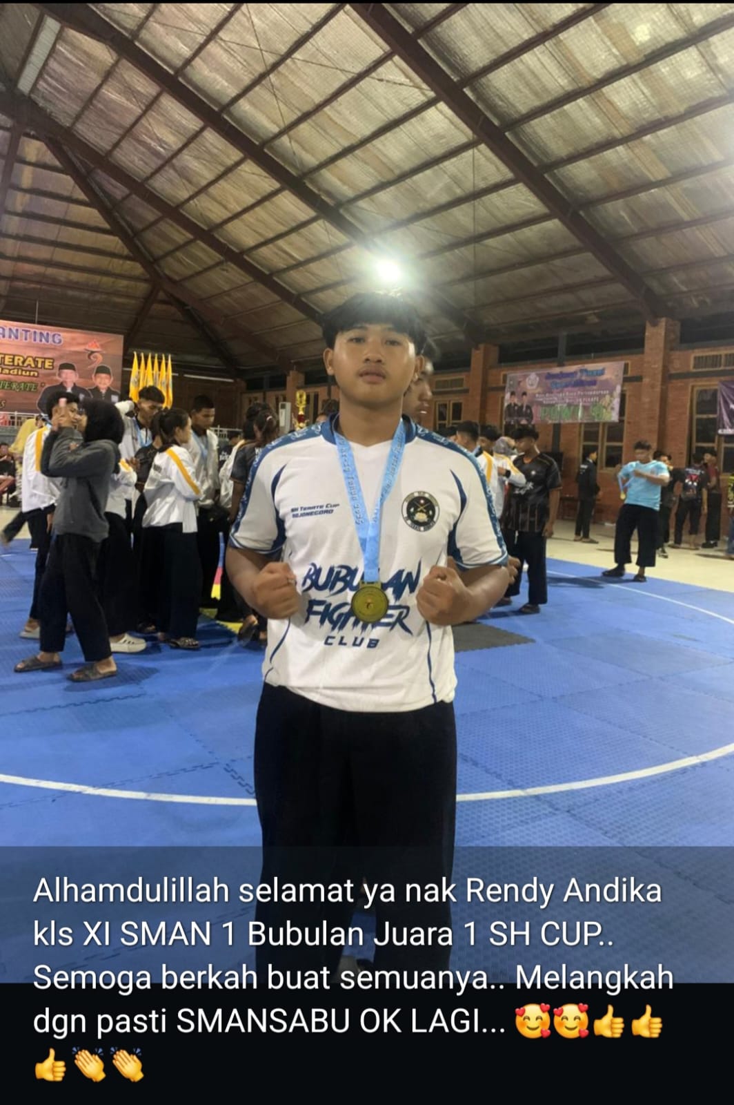 Pertandingan pencak silat antar ranting ke XIX 2025 Persaudaraan Setia Hati Terate (SH Terate) Cabang Kabupaten Bojonegoro.