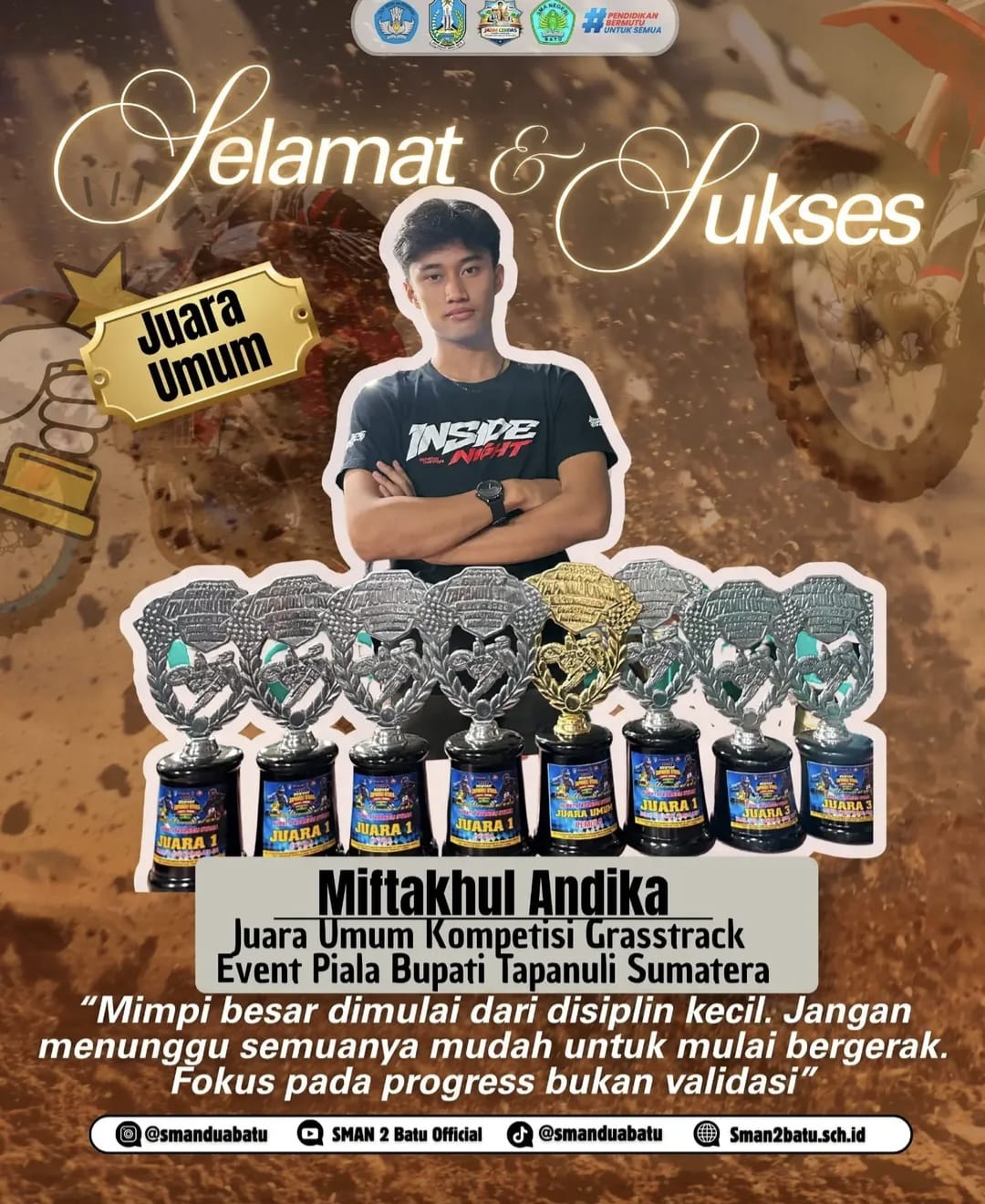 KOMPETISI GRASSTRACK MOTOCROSS CHAMPIONSHIP PIALA BUPATI TAPANULI UTARA