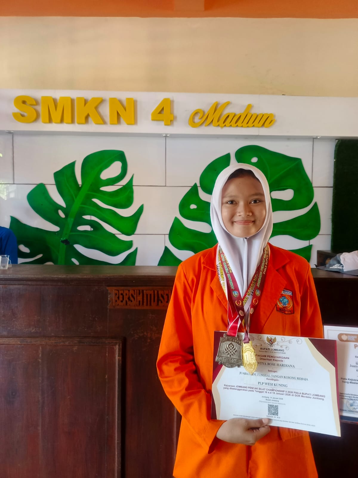 LOMBA NGAWI STUDENT CAMPION SENI TUNGGAL TANGAN KOSONG