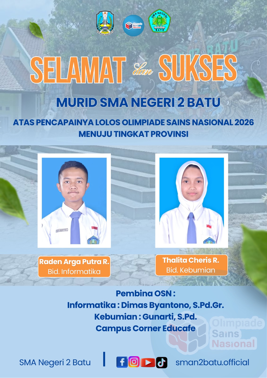 OLIMPIADE SAINS NASIONAL (OSN) BIDANG GEOGRAFI
